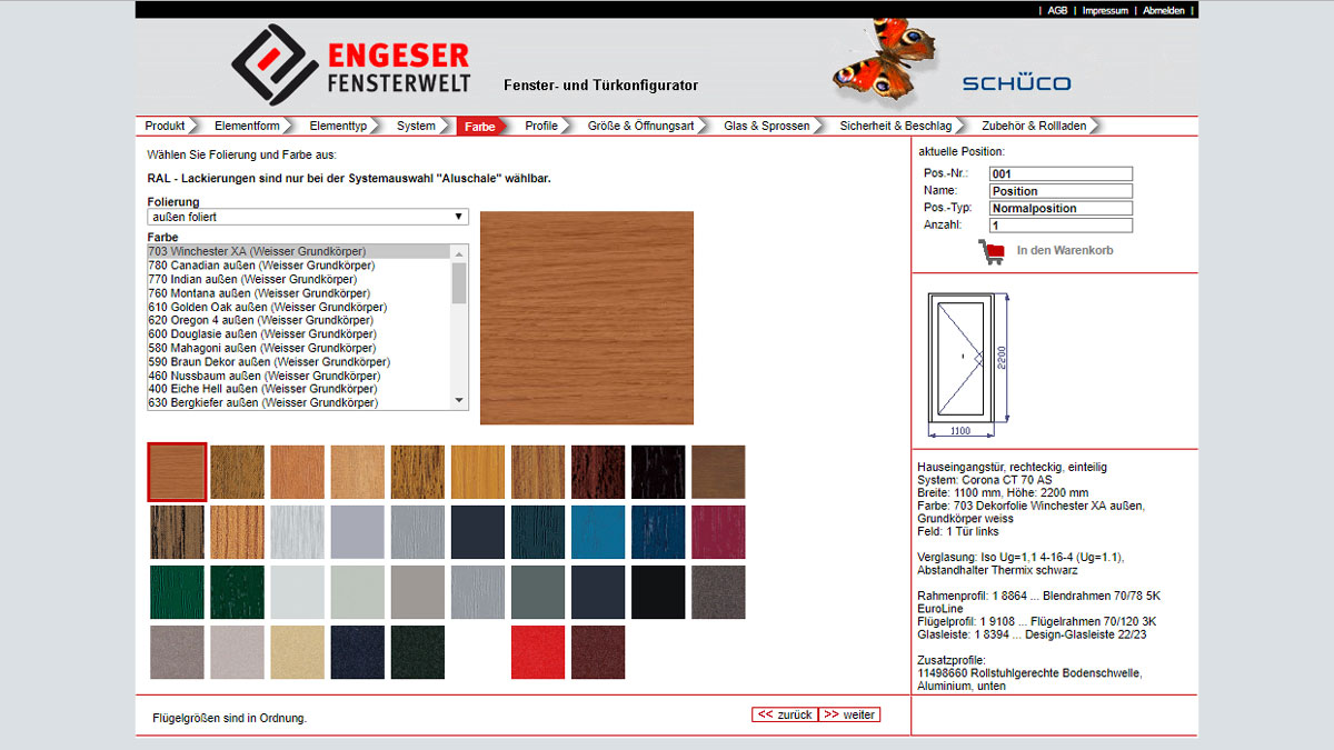 Entdecken Sie den Engeser Fensterkonfigurator